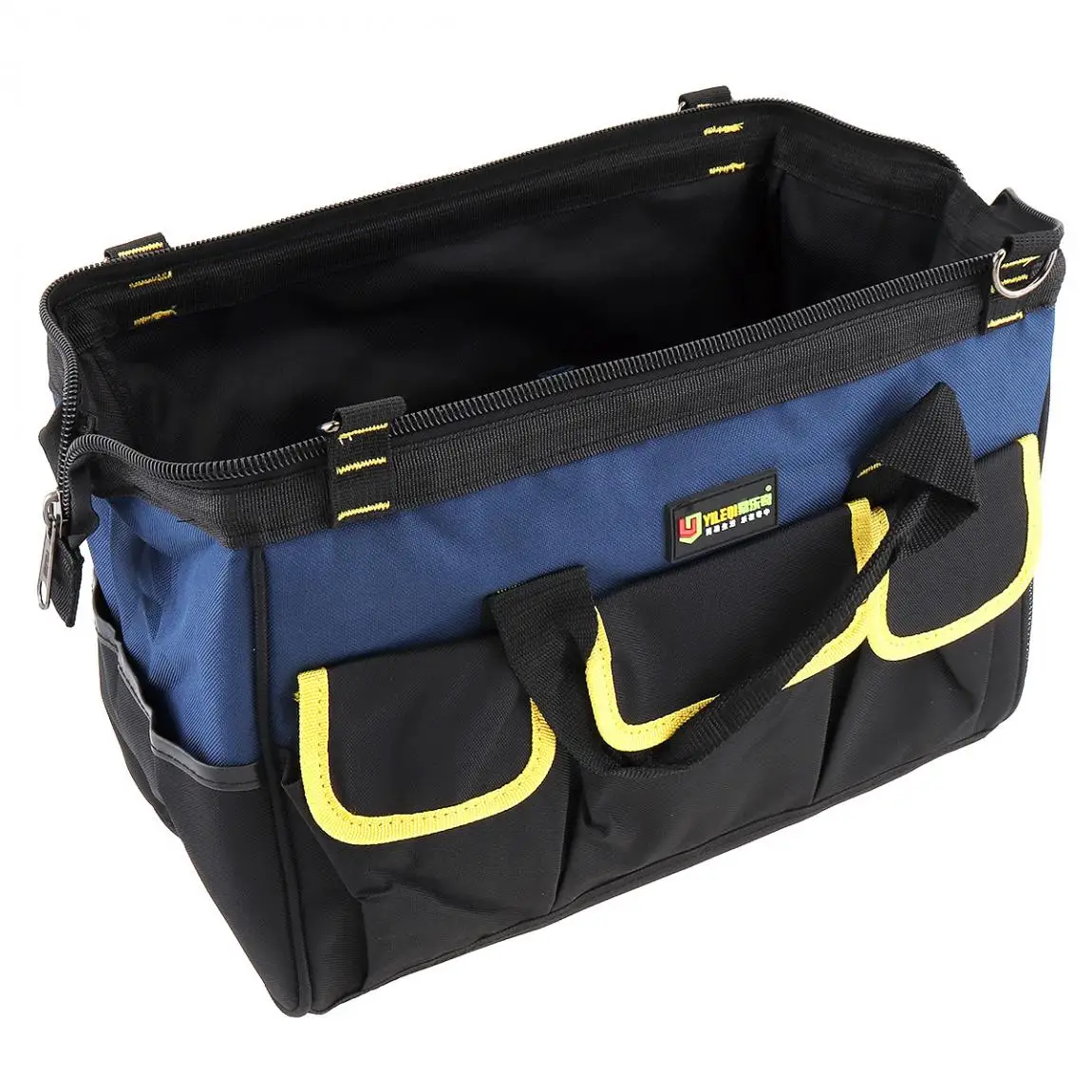 14 Inch Waterproof Tool Bag Multifunctional Package Hand Shoulder Dual-purpose Tool Bag with 21 Pockets for Maintenance Tools