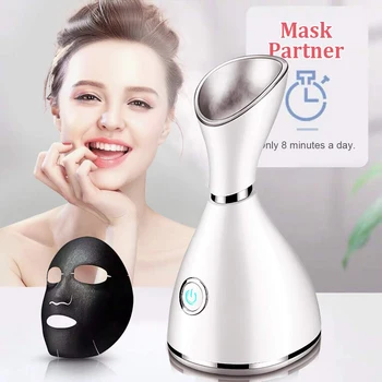 

Facial Steamer Nano Ionic Face Steamer Warm Mist Humidifier Atomizer Sprayer Skin Deep Cleaning Moisturizing Face Sauna Pore