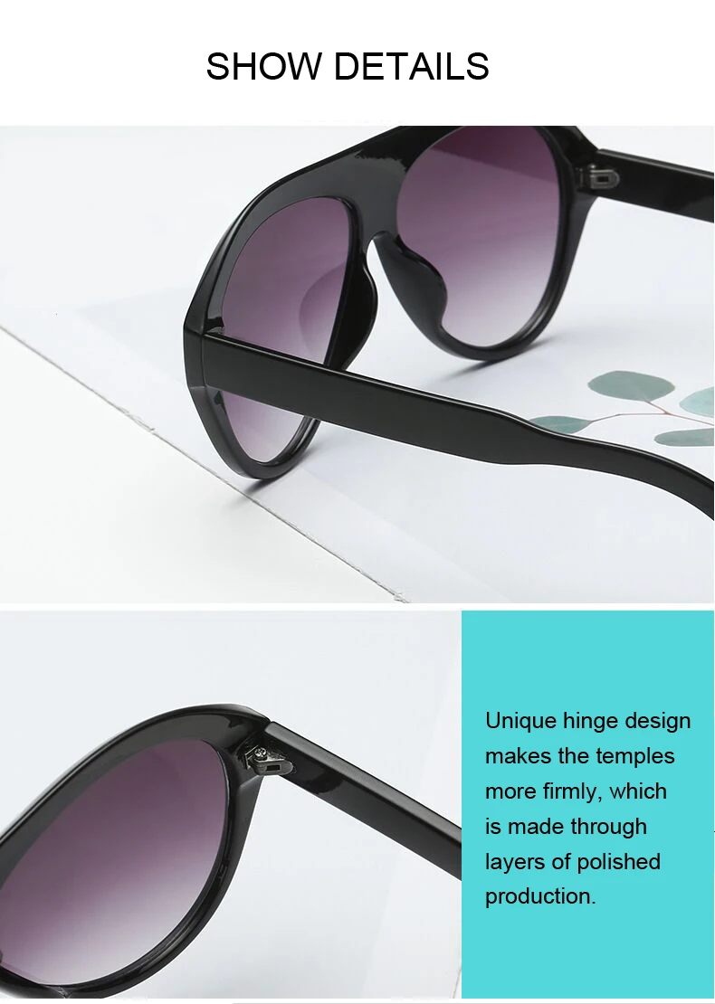 Женские солнцезащитные очки Pilot большого размера, женские новые модные брендовые дизайнерские винтажные очки с крупной оправой для улицы