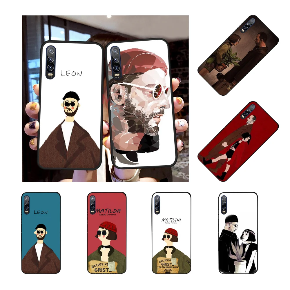 NBDRUICAI Leon Matilda Натали Портман черный чехол для телефона Huawei P9 10 lite P20 pro P30 Psmart mate 20 |