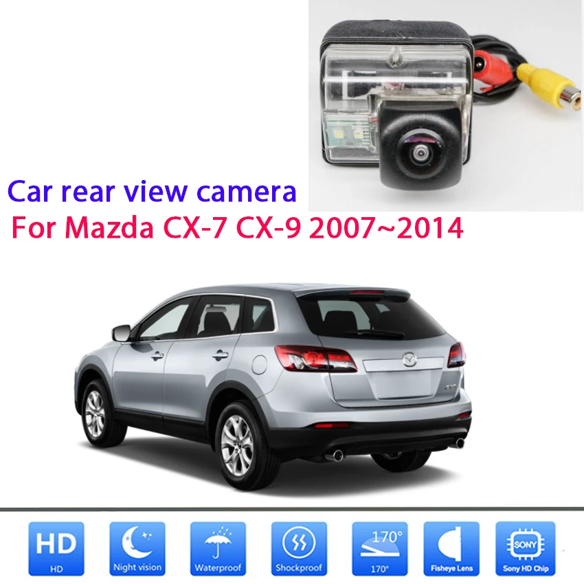 

Rear View Camera Parking Camera For Mazda CX-7 CX-9 2007~2014 CCD Night Vision Reverse Camera License Plate Camera