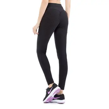 

Fitness High Waist Leggings Tummy Control Bumps Leggings Workout Running Activewear Pants Hip Lifting Training Pants