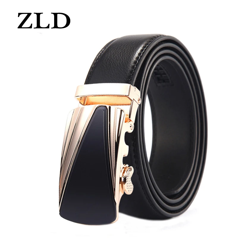 ZLD качественный дизайн кожаный Двухслойный Кожаный черный модный ремень мужской джинсовый ремень Молодежные аксессуары для отдыха кожаный ремень