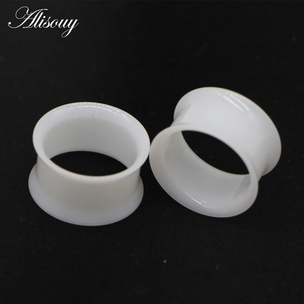 Acrylic Ear Tunnel Plug Ear Gauges Piercing Stretcher Body Jewelry 2pcs