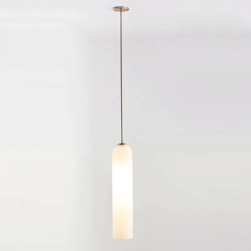 Nordic Modern Simple Creative Blue Glass Tube Wall Lamp Art Living Room Bedside Bedroom Study Aisle Wall Lighting