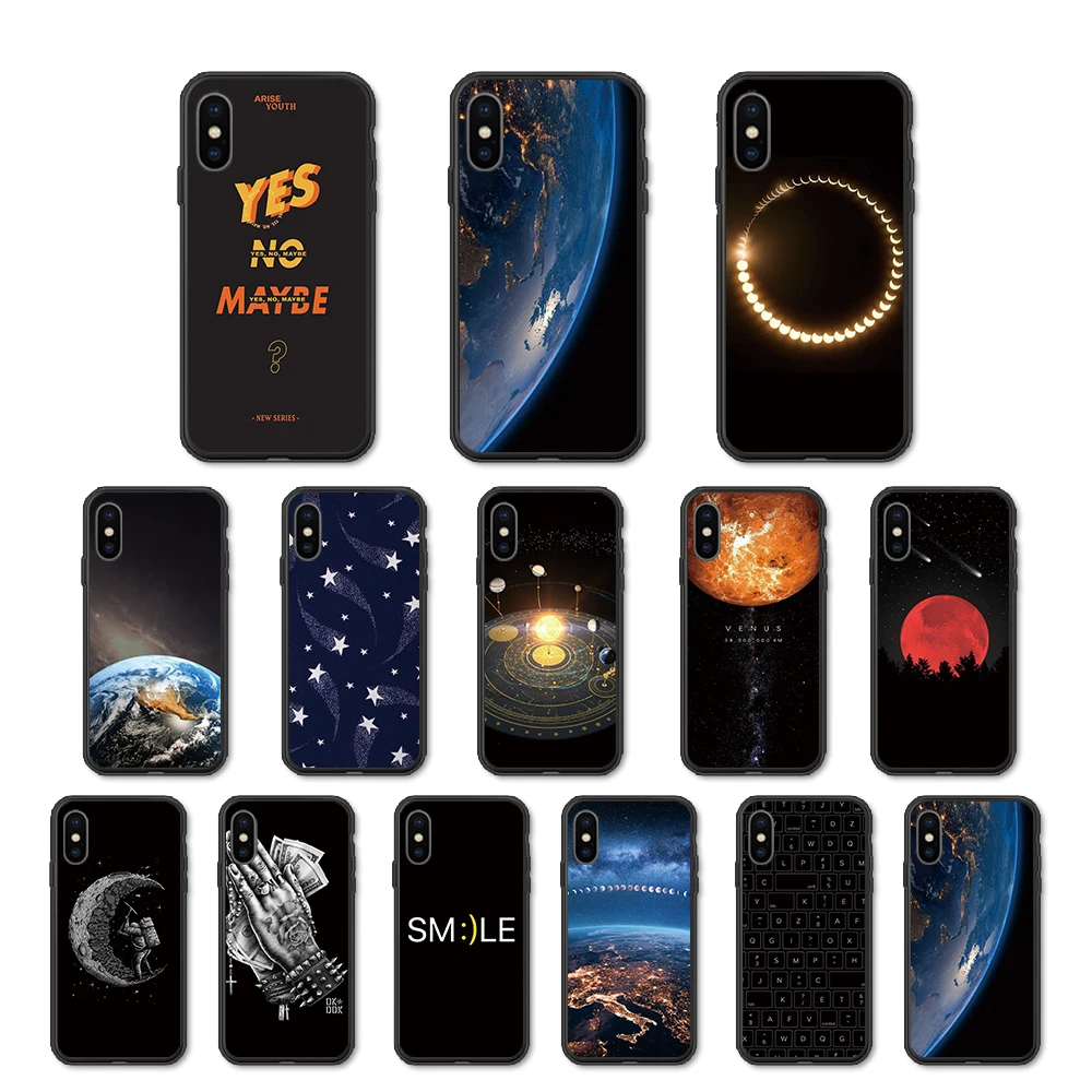 silicon case on for xiaomi mi 8SE 8 LITE coque xaomi 8lite Xiomi mi8 lite soft back cover fundas cases para star black | Мобильные