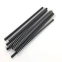 20 Pcs 10 Pairs 40 Pin 1x40 Single Row Male And Female 2.54 Breakable Pin Header PCB JST Connector Strip For Arduino DIY Kit - Image 2