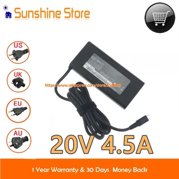 

Genuine MSI ADP-90FE D Ac Adapter Type-c For Prestige 14 15 Seires 14 A10M A10SC A10RB 20V 4.5A Laptop Charger 10V 15V 5A