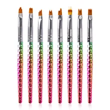 Маникюрный флуоресцентный маркер набор 8 специальной формы Русалка ручка встряхивание Мел Русалка маникюрные принадлежности вареный флуоресцентный маркер