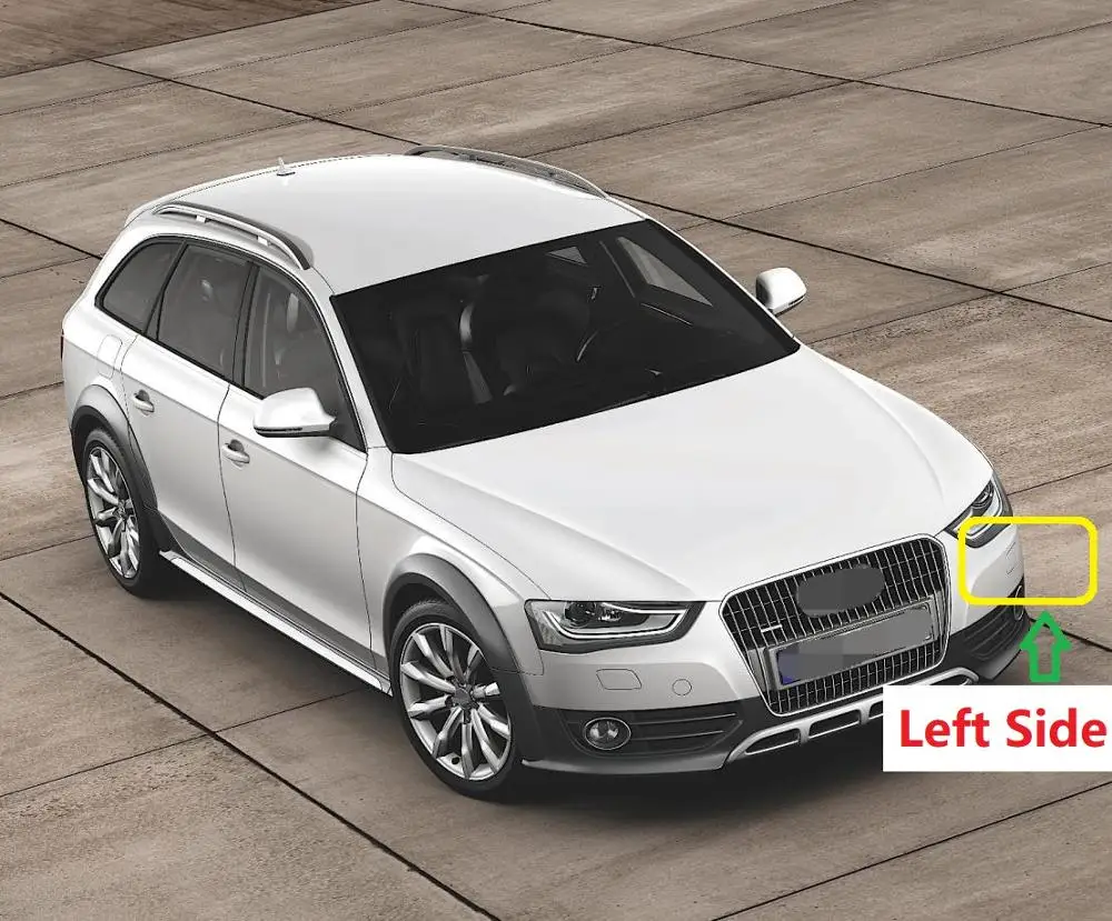 Для Audi A4 B8 B9 Allroad Quattro 2010 2011 2012 2013 новинка Омыватель фар подъемный цилиндр распылительная Форсунка струи - Цвет: 1pc Left side