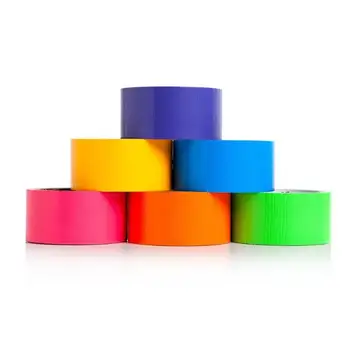 

6 Rolls Rainbow Color Sticker Toy Washi Tapes Adhesive Handmade DIY Scrapbooking Stickers Game Label Adult Game Paste Memorandum