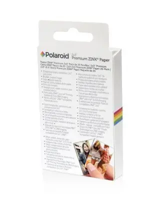 Polaroid - 2x3" Premium ZINK<ALIMT >&reg;</ALIMT> Paper Twin-Pack, Pack of 20