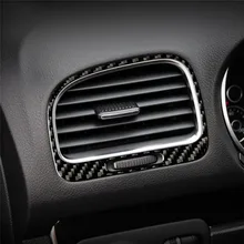 يناسب ل VW golf 6 2008-2012 gti R MK6 scirocco 2009-2016 اكسسوارات السيارات ألياف الكربون اليسار واليمين منفذ الهواء سيارة ملصق ثلاثية الأبعاد(China)
