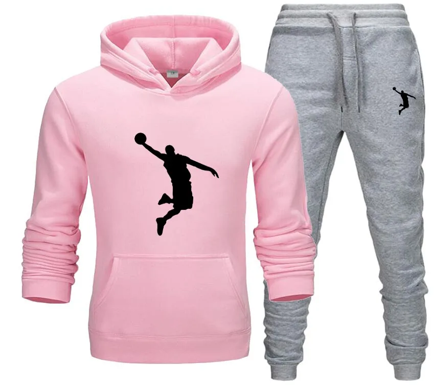 nieuwe mannen casual esporte pak mannen trui com capuz jas broek sportkleding jogging ao ar livre hoodie mannen