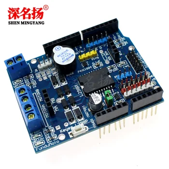 

L298P Motor Shield Stepper DC Motor Drive Module Drive Expansion Board