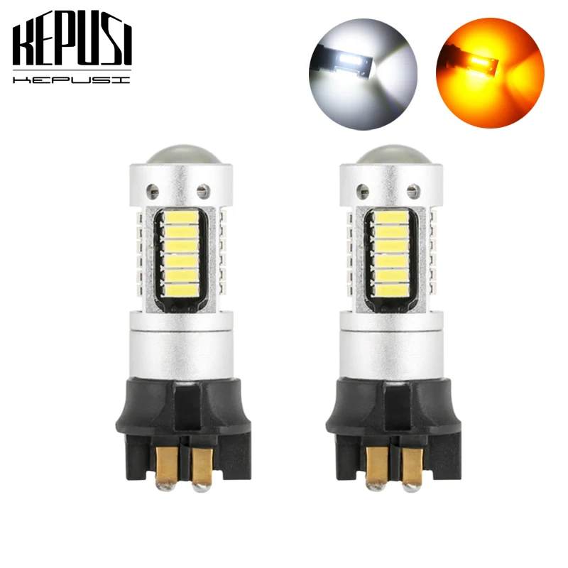 

2pcs Canbus Error Free PWY24W PW24W Car Light LED Bulbs White Amber For Volkswagen VW MK7 Golf CC Daytime Running Light DRL Lamp