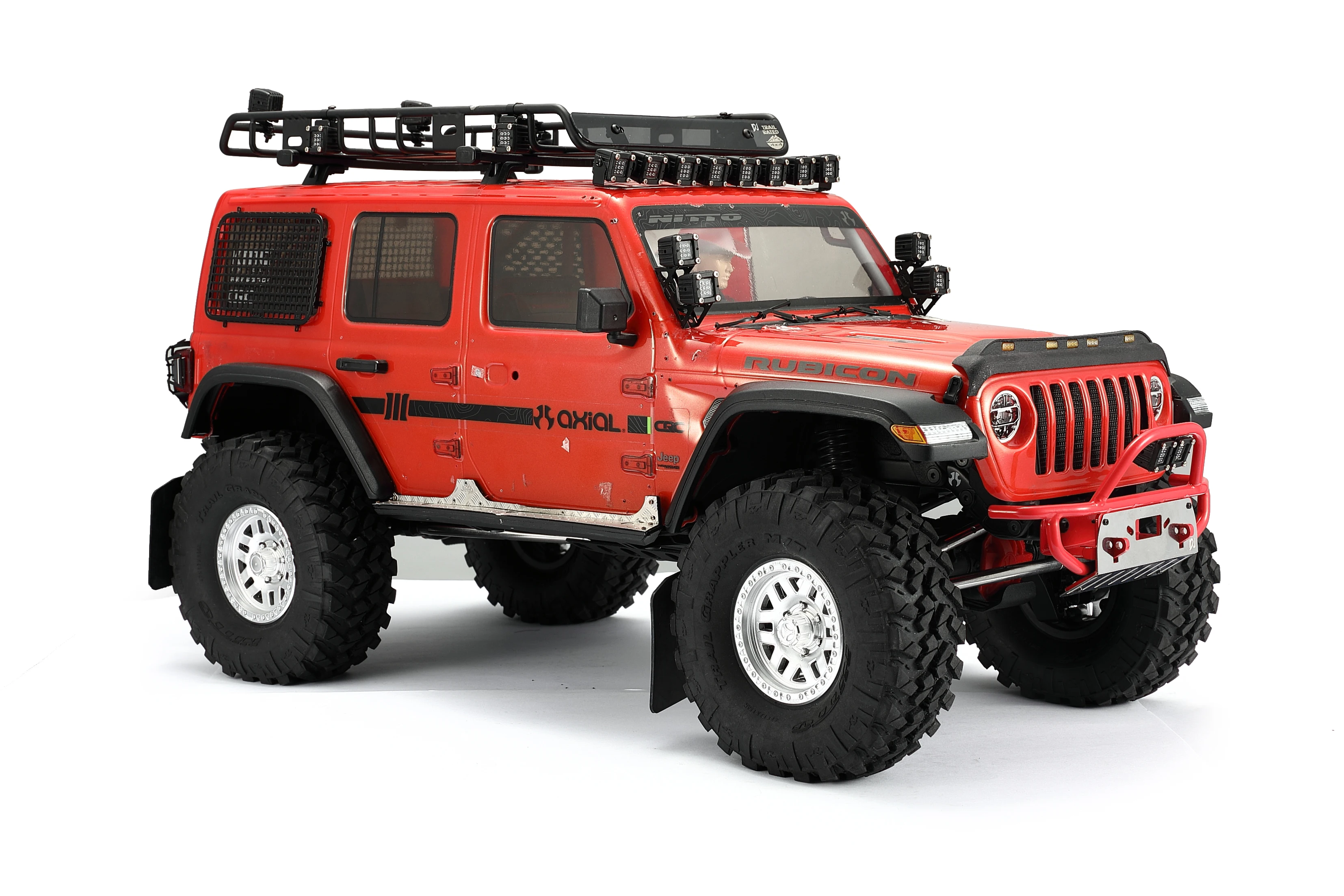 RC Car Light Kits Sidelight with Mount Holder LED Lamp Spotlight Set 1/10 1/12 Truck Rock Crawler Off-road
