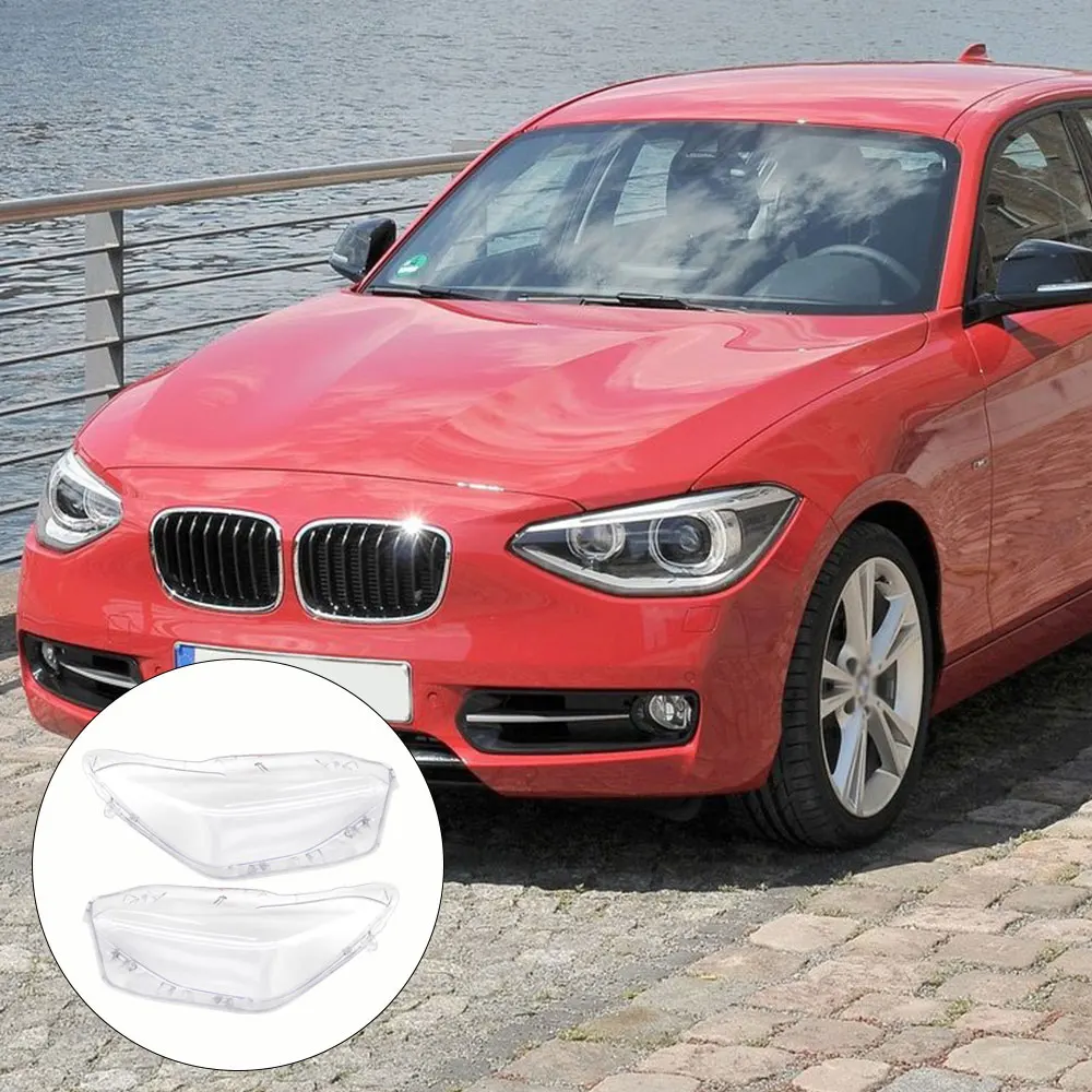 

Car Headlight Transparent Glass Lens Cover For BMW F20 2012 2013 2014 Front Left Right Headlamp Lampshade Auto Accessories