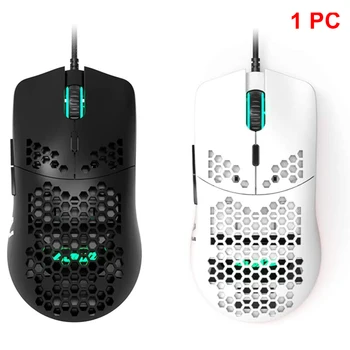 

AJ390 High Sensitivity With 7 Keys Optical Sensor Gaming Mouse Low Noise USB Wired Ergonomic Glowing Adjustable DPI Non Slip