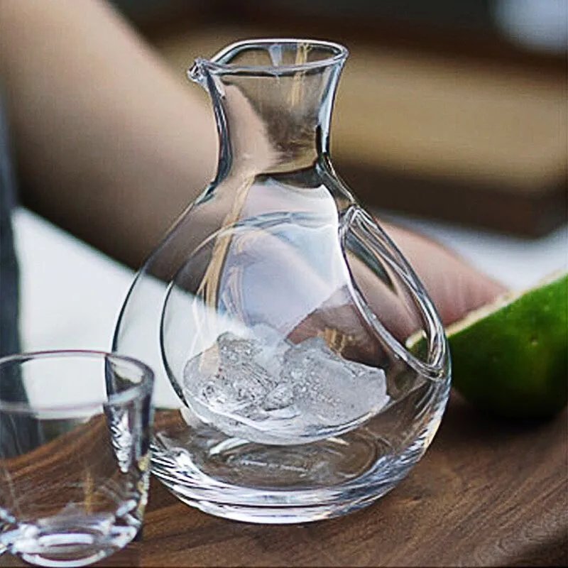 250ML Glass Wine Bottle Hole Sake Ice Jug Hamster Nest Cooling Room Pourers Container Thumb | Дом и сад