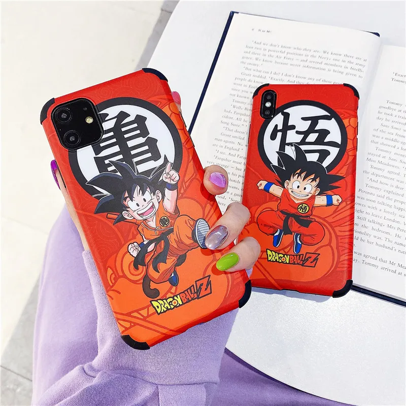 Милый чехол для телефона Dragon Ball для iphone 11 Pro Max XS Max XR X 7 8 plus, задняя крышка, Модный мягкий силиконовый чехол с рисунком, s mate Capa