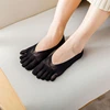 Women Summer Five-finger Socks Female ultrathin sock Funny Toe invisible sokken with silicone anti-skid breathable anti-friction ► Photo 2/6