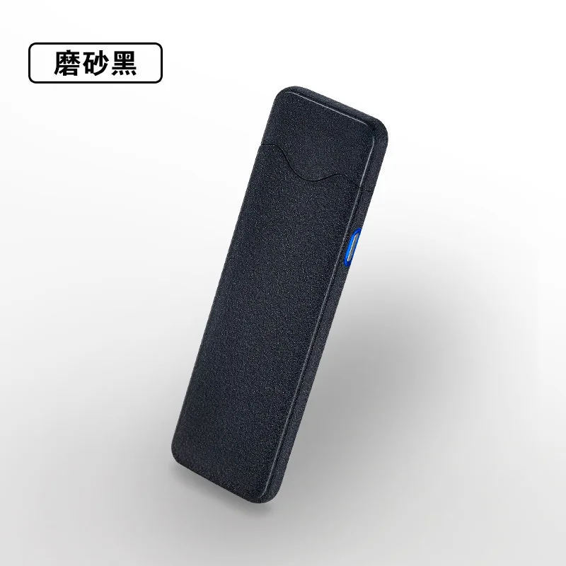 Творческий ветрозащитный USB Электронная сигарета зажигалка сенсорный двухсторонняя зарядка прикуриватель - Цвет: 7