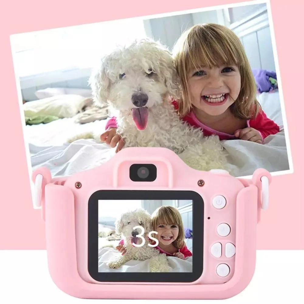1080P Mini Cute Kids Digital Camcorder Video Camera Toys Built-in Games for Children Toddler Christmas Birthday Gifts Camera micro four thirds