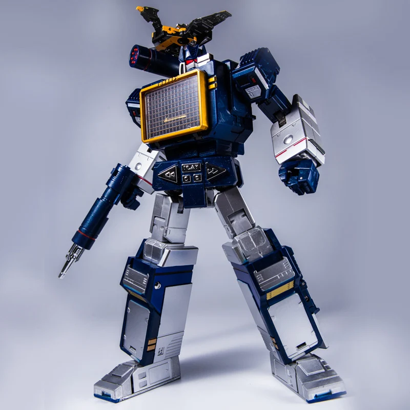 Transformation G1 THF THF01J Soundwave One Tape Walkman MasterPiece KO MP13 Oversize 23CM Alloy Action Anime Figure Robot Toys
