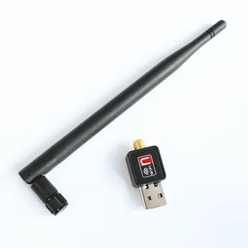 

Hot Sales RT5370 150M WiFi Receiver And Transmitter Network Card 6dbi Antenna USB Wireless Network Adapter Manufacturers