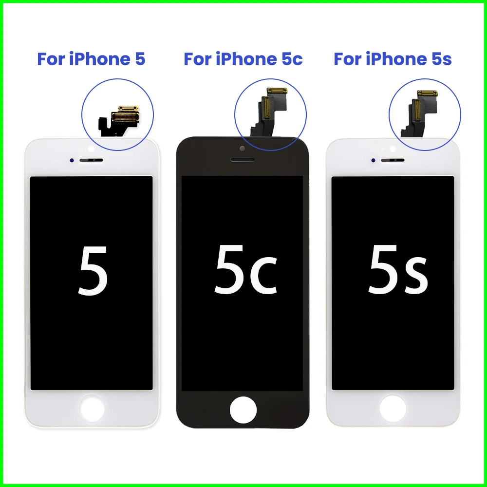 

GradeAAAAA LCD HH Pantalla for iPhone 5 5s SE 6 6s 3D Touch Digitizer Assembly Screen Ecran Black LCD Replacement No Dead Pixel