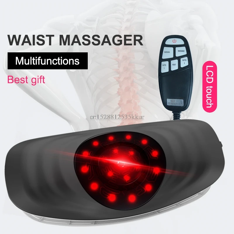 Electric-Lumbar-Traction-Machine-Waist-Massager-Vibration-Massage-Support-Lumbar-Spine-Relieve-Waist-fatigue