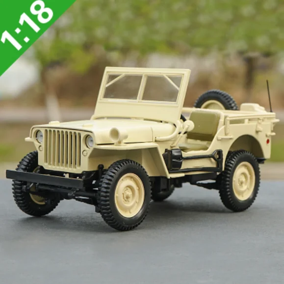 Новинка 1:18 модель автомобиля для детей из литья под давлением в армейском стиле
