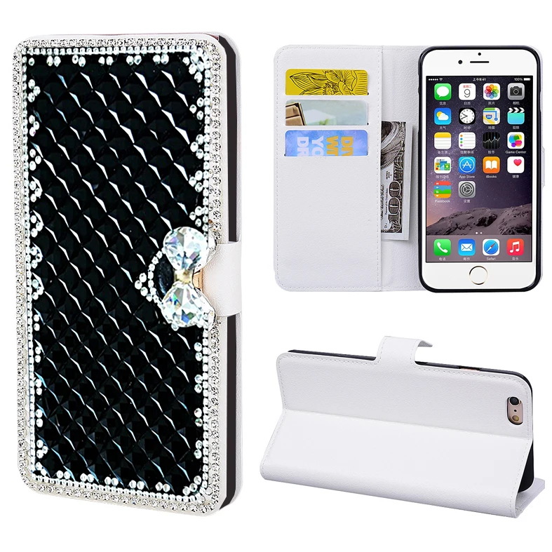 Алмазный Кожаный чехол для телефона IPhone 12 mini 11 Pro Max Apple XS XR X 8 7 6 6s Plus SE с полным