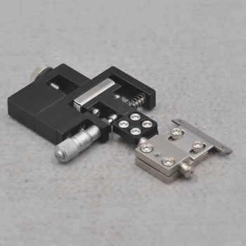 

IKO Y axis optical manual displacement micrometer adjustment stand used