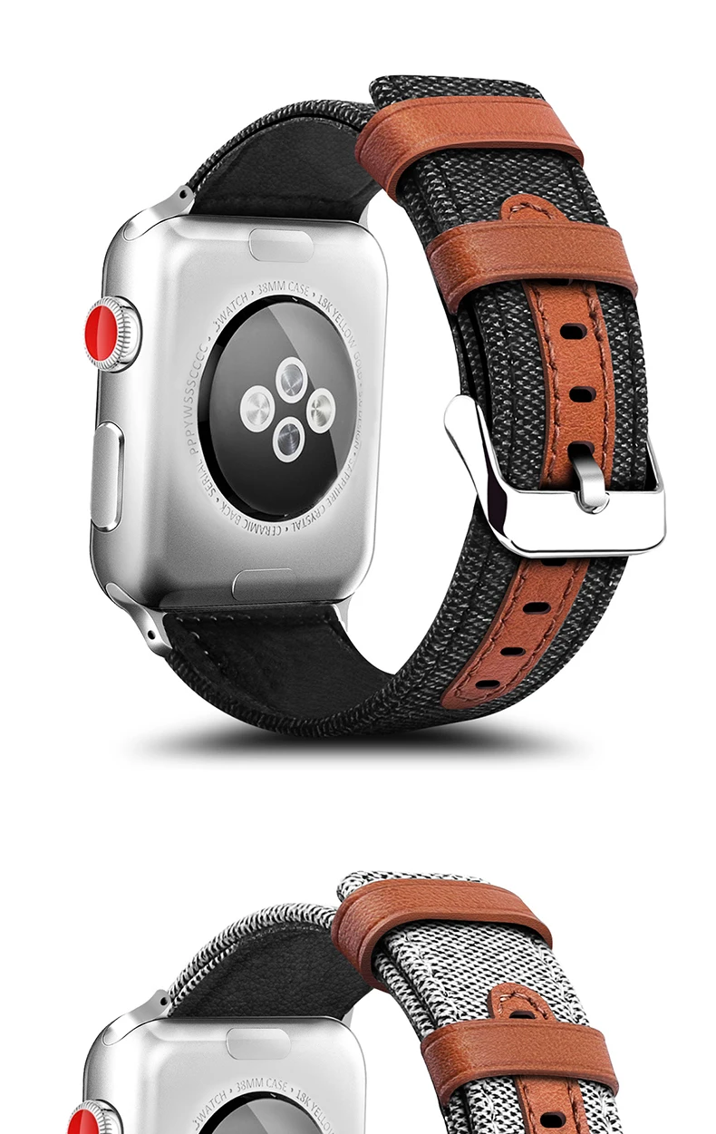 Подходит для apple Watch 5, Смарт-часы 38 мм/40 мм/42 мм/44 мм, нейлоновая ткань, кожа, ремешок для apple, модные часы 5, ремешок для apple