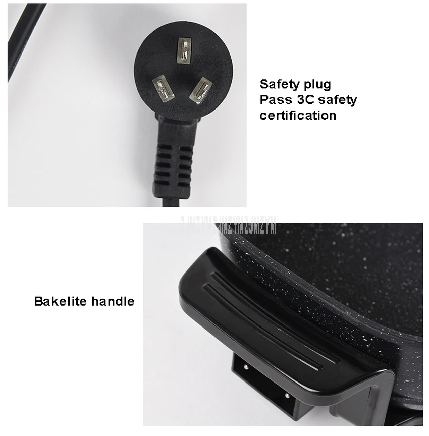 Электрическая сковорода для выпечки в Корейском стиле 6л. Электрическая сковорода с антипригарным покрытием Maifanshi. Электрическая сковорода для жарки барбекю