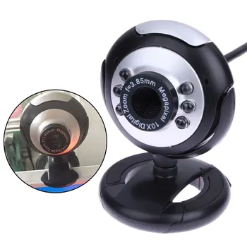 

USB 2.0 HD 720P Webcam CMOS Sensor Digital Video Camera for PC Laptop Notebook Computer Clip-on Camera