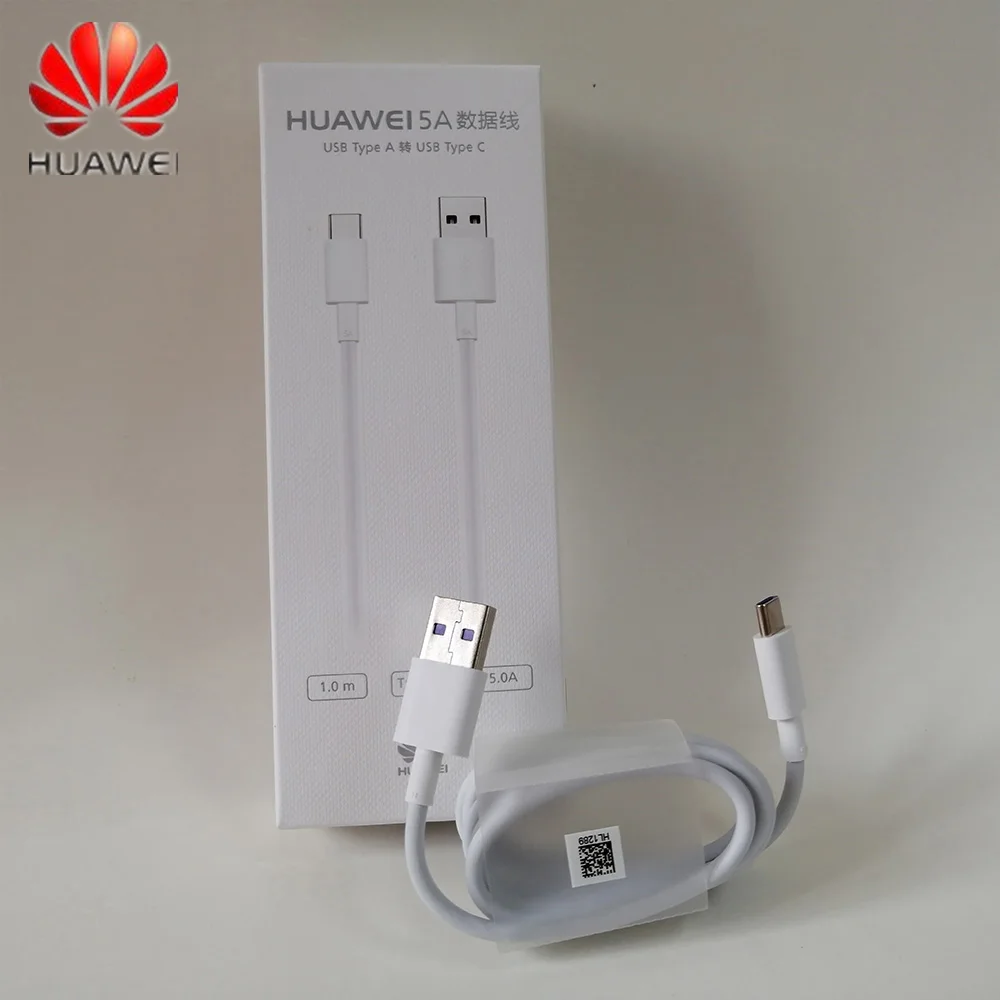 100% Оригинальный зарядный кабель Huawei 5A 3 1 USB Type C для huawei MATE 10 20 Pro 30 P20 Honor magic 2 Nova