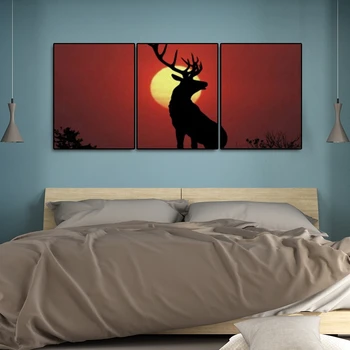 

Crazy Animals in Africa Canvas Painting Art Wall Pictures Posters Prints for Living Room Home Decor No Framed