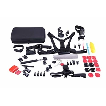 

NK KITCAMARA - Kit de Accesorios para cámara acción, 53 Piezas, Incluye Maleta de Transporte, Compatible con Las Actuales