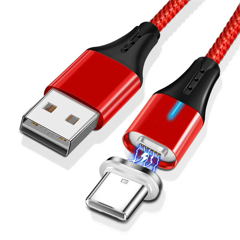 Red Для huawei 5A супер быстрая зарядка Дата-кабель для быстрой передачи данных Зарядка+ передача данных type-C Магнитный зарядный кабель 99% кабель для быстрой зарядки - Цвет: Red