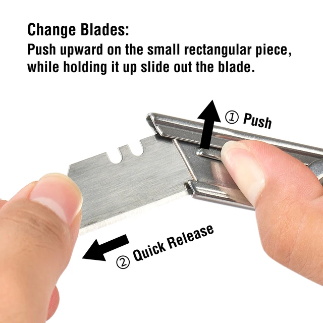 Coltello Utility Pieghevole WORKPRO Con Cambio Rapido - Foto 10