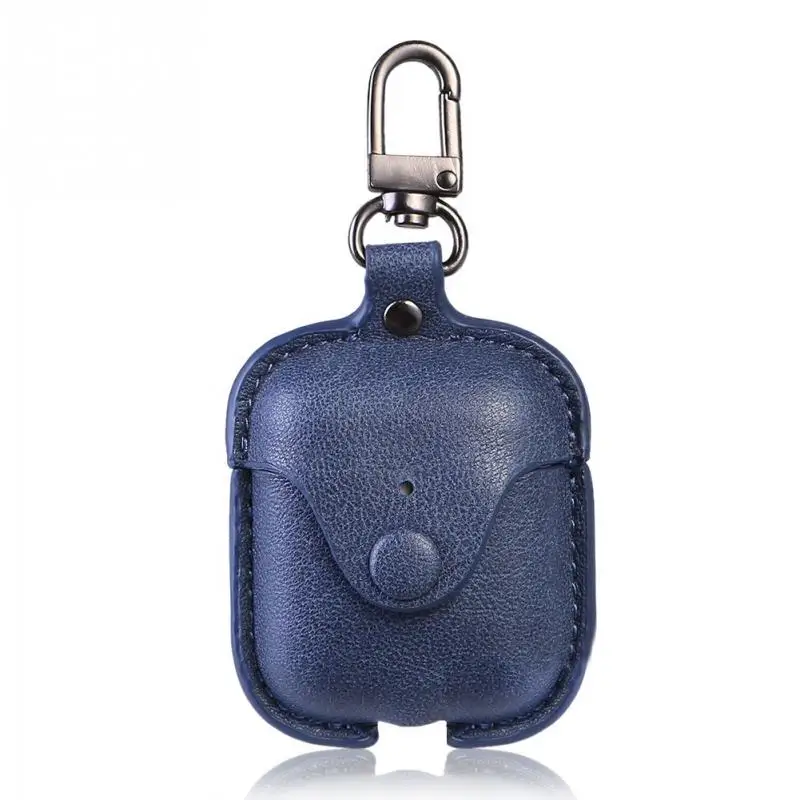 

Fashion Durable Earphone Case with Keychain Protective Cover Retro Anti-drop Dust-Proof Earphone Case For AirPods
