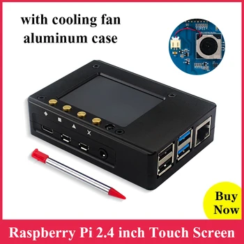 

Raspberry Pi 4 Model B 2.4 inch Touch Screen LCD 320*240 Display with Aluminum Case for Raspberry Pi 4 4B