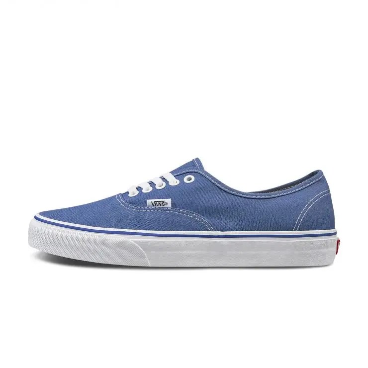 Оригинальные VANS Аутентичные пары моделей скейтбординга парусиновая обувь с низким берцем на шнуровке уличный стиль легкий прочный VN000EE3RED - Цвет: VN000EE3NVY