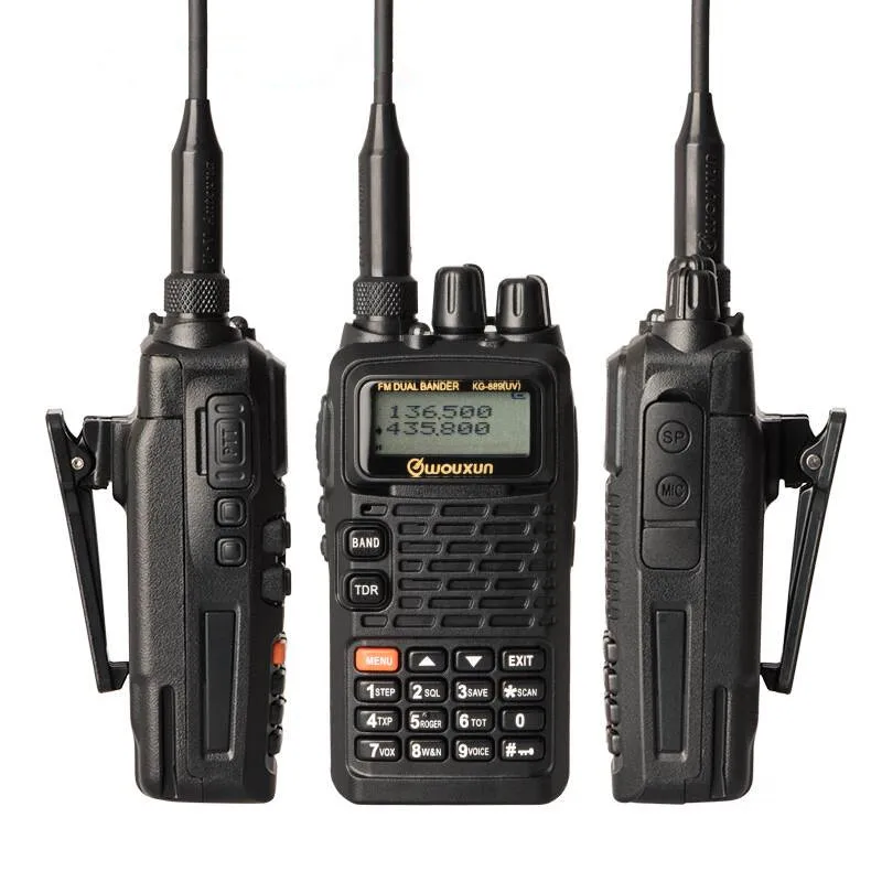 Wouxun KG-889(UV) Interphone двухчастотный двойной ожидание высокой мощности 5 Вт самоуправляемая беспроводная трубка FM