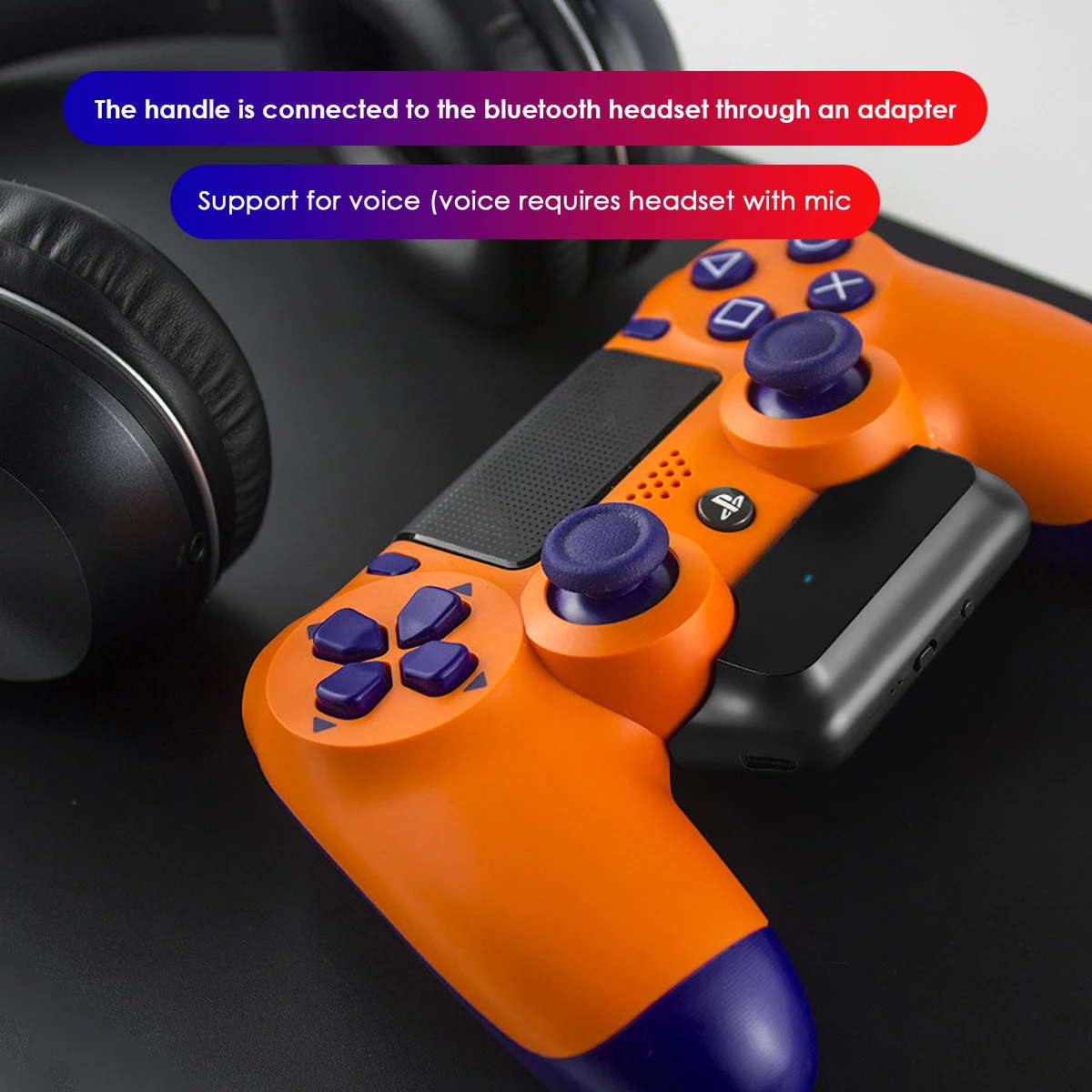 Mini Wireless BT5 0 Audio Adapter Headphone Headset Earphone 3 5mm Receiver For PS4 Controller gamepad receiver