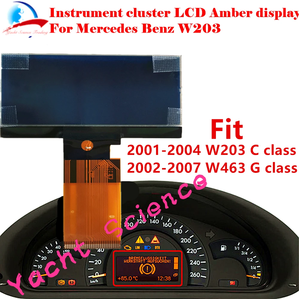 Instrument cluster lcd vdo dashboardscreen display for Mercedes-Benz W203 C CLASS for LCD Display Navigation Touch Screen