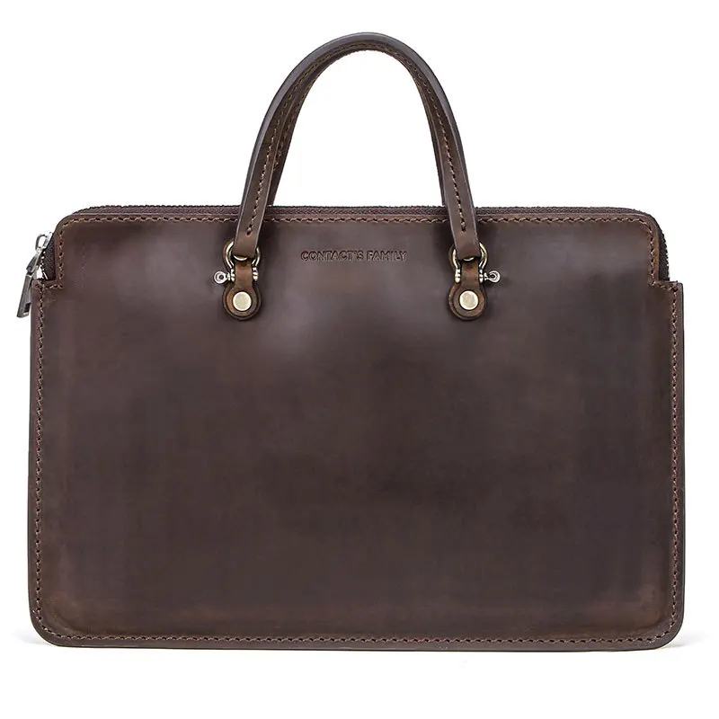 Brown MacBook Pro 15 Apple, сумка для ноутбука, итальянская лошадь, кожа, для MacBook Pro 15, на молнии, ручная сумка для компьютера - Цвет: Brown MacBook Pro 15